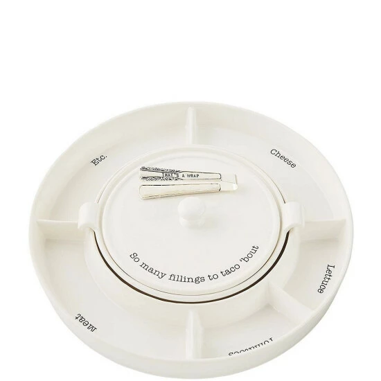 Budget ๐ Mud Pie Taco Bar And Tortilla Warmer Set ๐งจ 3 Budget ๐ Mud Pie Taco Bar And Tortilla Warmer Set ๐งจ