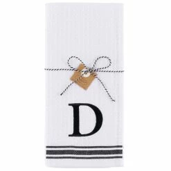 Best deal 🎁 Mud Pie Waffle Weave Initial Kitchen Towel, Set Of 2 ❤️ -Mud Pie Store unnamed file 113