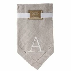 Outlet 🔔 Mud Pie Embroidered Initial Napkin Sets 🌟 -Mud Pie Store unnamed file 134