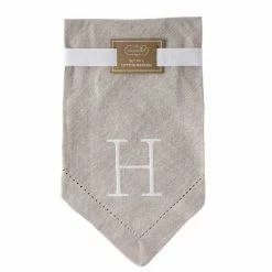 Outlet 🔔 Mud Pie Embroidered Initial Napkin Sets 🌟 -Mud Pie Store unnamed file 140