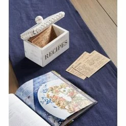 Coupon 🎉 Mud Pie White Beaded Recipe Box 👍 7 Coupon 🎉 Mud Pie White Beaded Recipe Box 👍 -Mud Pie Store unnamed file 166