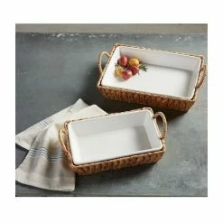 Cheap 😍 Mud Pie Hyacinth Basket Baker Set 😀 -Mud Pie Store unnamed file 19