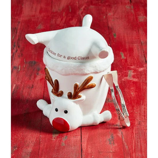 Best deal π Mud Pie Circa Collection Reindeer Cookie Jar Set π 4 Best deal π Mud Pie Circa Collection Reindeer Cookie Jar Set π - Image 2