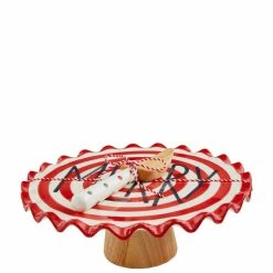 Brand new ❤️ Mud Pie Merry Cake Pedestal Set 🧨