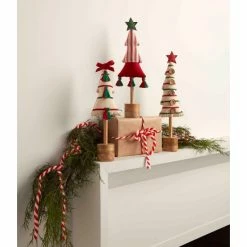 New 🧨 Mud Pie Holiday Large Fabric Wood Tree Sitter 😍 -Mud Pie Store unnamed file 243