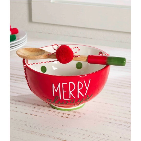 Promo โญ Mud Pie Holiday Merry Everything Always Serving Bowl Set ๐ 4 Promo โญ Mud Pie Holiday Merry Everything Always Serving Bowl Set ๐ - Image 2