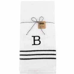 Promo ⭐ Mud Pie Initial Terry Hand Towel Set 🔔 -Mud Pie Store unnamed file 254