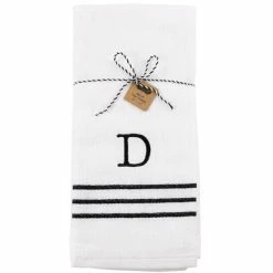 Promo ⭐ Mud Pie Initial Terry Hand Towel Set 🔔 -Mud Pie Store unnamed file 256