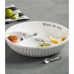 Buy 🔔 Mud Pie Circa Chips And Double Dip Set White 🌟 -Mud Pie Store unnamed file 270