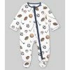 Buy ✔️ Mud Pie Baby Boys Newborn-9 Months Long-Sleeve Sports Print Footed Pajama Coverall White Multi 👍 1 Buy ✔️ Mud Pie Baby Boys Newborn-9 Months Long-Sleeve Sports Print Footed Pajama Coverall White Multi 👍 -Mud Pie Store unnamed file 276