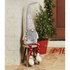 Discount 🔥 Mud Pie Santa & Co. Collection Extra Large Dangle Leg Holiday Gnome 🔥 -Mud Pie Store unnamed file 300
