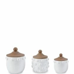 Top 10 😀 Mud Pie Raised Dotted Canister Set 💯