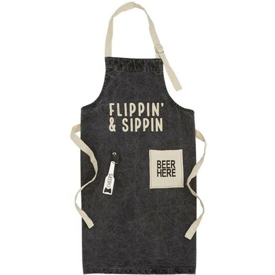Cheap ๐ฅ Mud Pie Flippin And Sippin Apron ๐ 3 Cheap ๐ฅ Mud Pie Flippin And Sippin Apron ๐