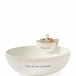 Top 10 🎉 Mud Pie Chip Off The Old Block Stacked Chip & Dip Set 😍 -Mud Pie Store unnamed file 324