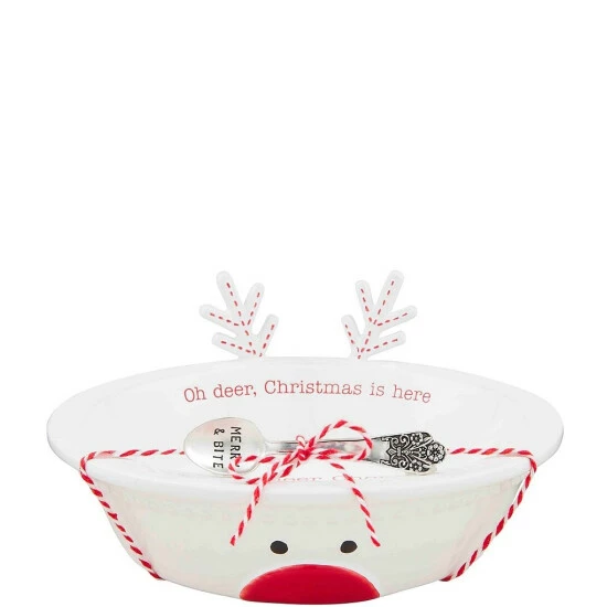 Outlet ๐ Mud Pie Holiday Reindeer Chow Bowl Set โค๏ธ 3 Outlet ๐ Mud Pie Holiday Reindeer Chow Bowl Set โค๏ธ