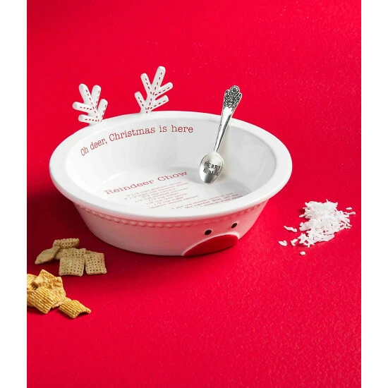 Outlet ๐ Mud Pie Holiday Reindeer Chow Bowl Set โค๏ธ 5 Outlet ๐ Mud Pie Holiday Reindeer Chow Bowl Set โค๏ธ - Image 3