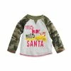 Flash Sale 💯 Mud Pie Baby/Little Boys 12 Months-5 This Dude Digs Santa Color Block Raglan-Sleeve Tee Grey 🔔 -Mud Pie Store unnamed file 332