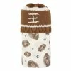 Best deal π₯° Mud Pie Baby Boys Football-Printed Muslin Blanket & Football Knitted Yarn Hat Set Brown π― 2 Best deal π₯° Mud Pie Baby Boys Football-Printed Muslin Blanket & Football Knitted Yarn Hat Set Brown π― -Mud Pie Store unnamed file 347