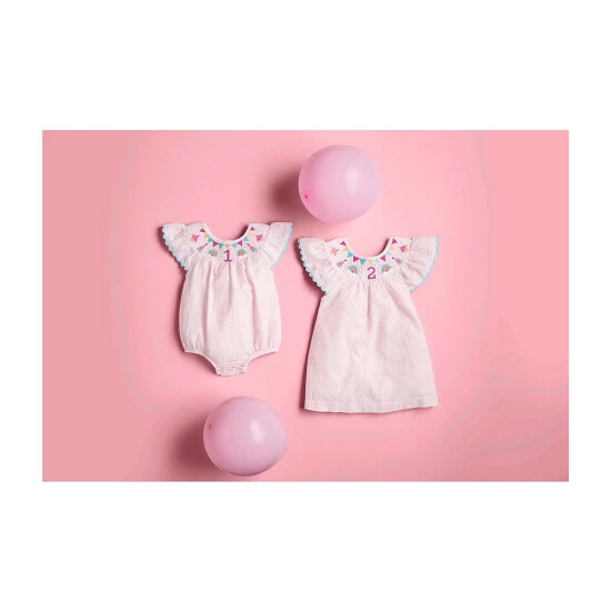 Best deal π Mud Pie Toddler π§ Girls Flutter-Sleeve 2nd π Birthday Embroidered Seersucker Gingham Smocked π Dress Pink π₯° 5 Best deal π Mud Pie Toddler π§ Girls Flutter-Sleeve 2nd π Birthday Embroidered Seersucker Gingham Smocked π Dress Pink π₯° - Image 3