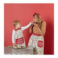 Cheapest 🔥 Mud Pie Mommy & Me 🎄 Christmas Cookies Aprons Coordinating Set Red 🌟 -Mud Pie Store unnamed file 368