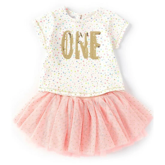 Best Pirce ๐ Mud Pie Baby ๐ง Girls 12-18 Months Short-Sleeve First ๐ Birthday Dotted Tee & Sequin Tutu Set Pink/cream/gold ๐ฅฐ 3 Best Pirce ๐ Mud Pie Baby ๐ง Girls 12-18 Months Short-Sleeve First ๐ Birthday Dotted Tee & Sequin Tutu Set Pink/cream/gold ๐ฅฐ