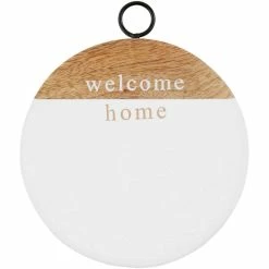 Best Sale 🔔 Mud Pie Happy Wood Coaster Set Dark Beige ❤️ -Mud Pie Store unnamed file 402