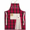 New 👏 Mud Pie Holiday Buffalo Check Apron With Towel 🔥 -Mud Pie Store unnamed file 407