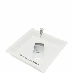 Best reviews of 👍 Mud Pie Circa 2-Piece Brownie Baker Set White 🤩