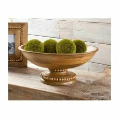 Cheap ✔️ Mud Pie Pine Hill Beaded Pedestal Bowl 🎁 -Mud Pie Store unnamed file 413