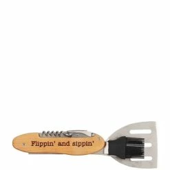 Coupon 💯 Mud Pie Circa Collection #double;Flippin & Sippin#double; Multi-Purpose Grill Tool 🧨