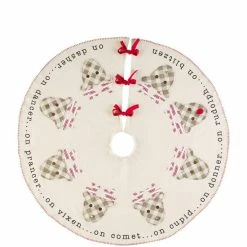 Coupon 💯 Mud Pie Holiday Reindeer Names 🔔 Christmas Tree 👗 Skirt ✨