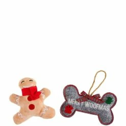 Brand new ⭐ Mud Pie 🦮 Dog Ornament And Gingerbread Toy Set 🎁