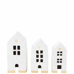 Top 10 ❤️ Mud Pie Holiday Paper Mache Gold House 3-Piece Set 💯