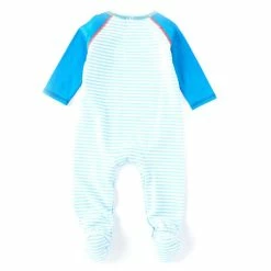 Hot Sale 🎉 Mud Pie Baby Boys Newborn-6 Months Long-Sleeve Baby Brother Footed Coverall Blue 👏 -Mud Pie Store unnamed file 480