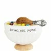 Best Pirce ✔️ Mud Pie Circa Repeat 🍬 Candy Dish & Scoop Set White 🎁 -Mud Pie Store unnamed file 517