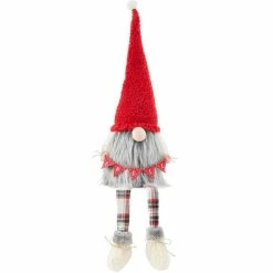 Brand new 🎉 Mud Pie Classic 🔔 Christmas Collection GNOEL Deluxe Dangle Leg Gnome 😀