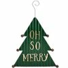 Brand new ⌛ Mud Pie Holiday Oh So Merry Tin 🎄 Christmas Tree Door Hanger 🧨 -Mud Pie Store unnamed file 525