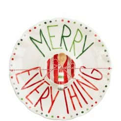 Coupon 🌟 Mud Pie Merry Everything Chip & Dip Red 🥰