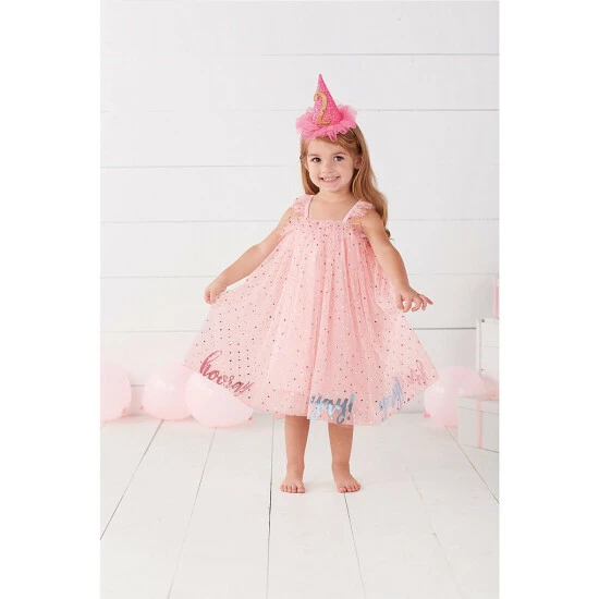 Cheapest ๐ฏ Mud Pie Baby ๐ง Girls Yay Hooray Mesh Party ๐ Dress Pink ๐ 5 Cheapest ๐ฏ Mud Pie Baby ๐ง Girls Yay Hooray Mesh Party ๐ Dress Pink ๐ - Image 3