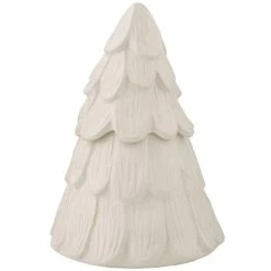 Deals 👍 Mud Pie Holiday White 🎄 Christmas Tree Cookie Jar 🛒