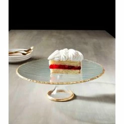 Promo 🔥 Mud Pie Holiday Silver Bells Gold Edge Cake Stand 🥰 -Mud Pie Store unnamed file 558