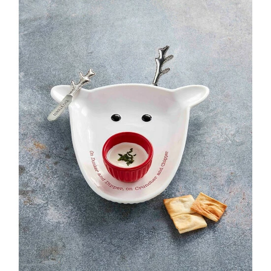 Deals ๐ Mud Pie Holiday Reindeer Chip And Dip Tray ๐ฏ 4 Deals ๐ Mud Pie Holiday Reindeer Chip And Dip Tray ๐ฏ - Image 2