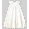 New 🔥 Mud Pie Baby 6 Month 👧 Girls Cap Sleeve Crochet Mesh Christening Gown Natural 💯 -Mud Pie Store unnamed file 592