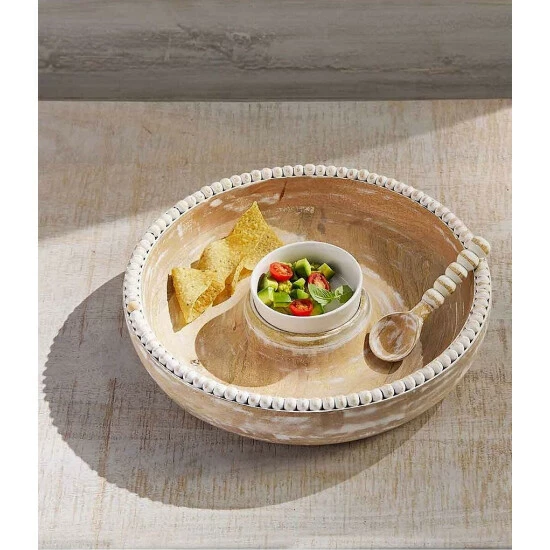Best reviews of ✔️ Mud Pie Classic Beaded Chip & Dip Set White ⭐ 4 Best reviews of ✔️ Mud Pie Classic Beaded Chip & Dip Set White ⭐ - Image 2