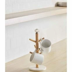 Flash Sale 👍 Mud Pie Circa Collection Door Knob Mug Holder Tree White ⌛ -Mud Pie Store unnamed file 644