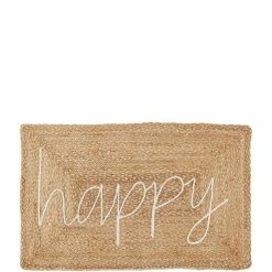 Best reviews of ⌛ Mud Pie Happy Everything Collection Happy Door Mat 🔔