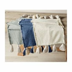 Deals ❤️ Mud Pie Circa Ponchaa Table Runner Grey 🔥 -Mud Pie Store unnamed file 72