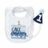 Buy 😉 Mud Pie Baby Boys First 🎂 Birthday Cake Smasher Bib & Hat Set Blue/white ✔️ -Mud Pie Store unnamed file 722