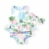 Cheapest ⌛ Mud Pie Baby 👧 Girls 3-18 Months Hydrangea/Gingham Reversible Two-Piece 🩱 Swimsuit & Headband Set Blue/pink 🔔 -Mud Pie Store unnamed file 725