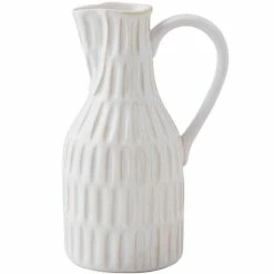 Wholesale 🔥 Mud Pie White House Collection Textured Jug Bud Large Vase Natural 🔔
